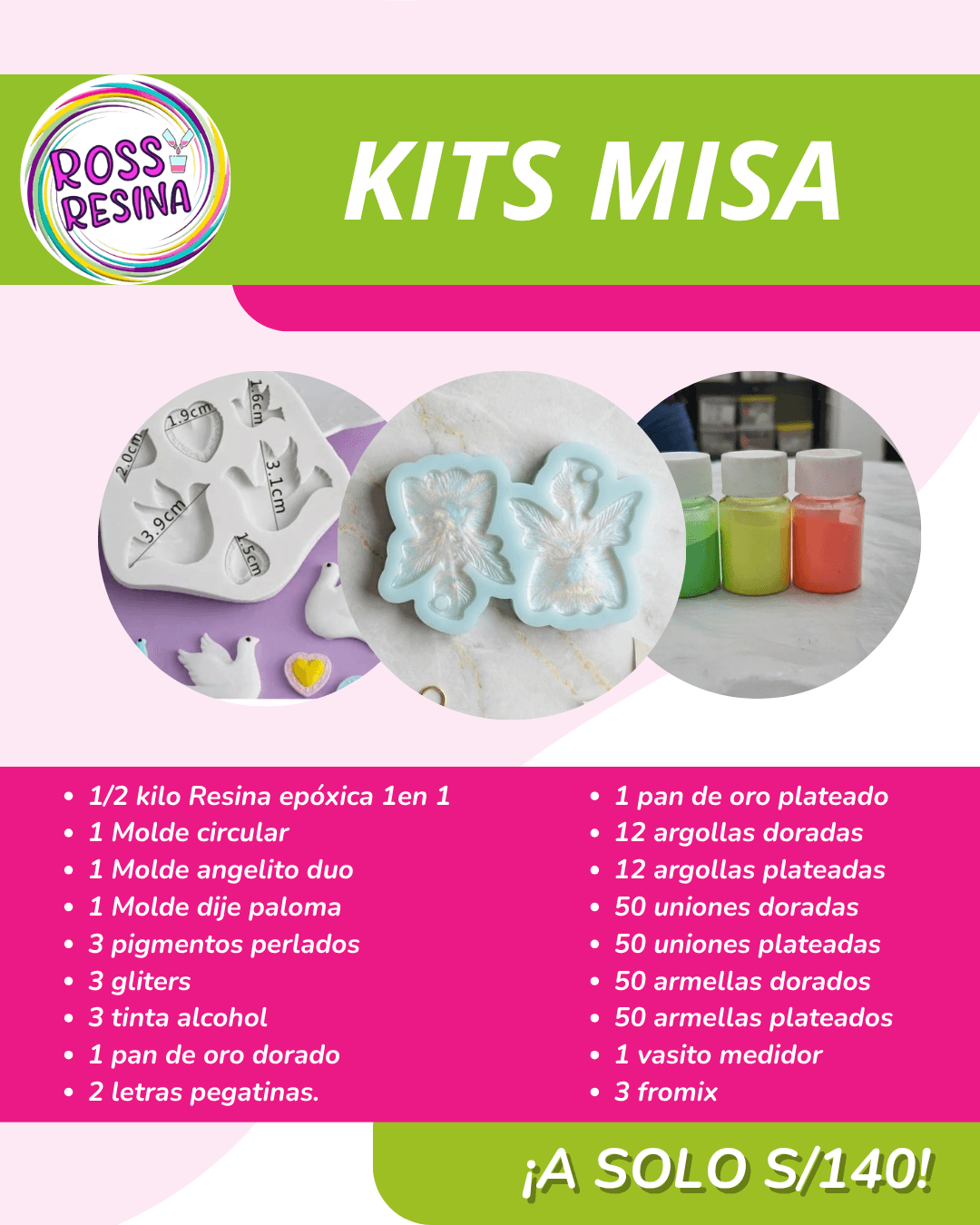 Kit resinero misa